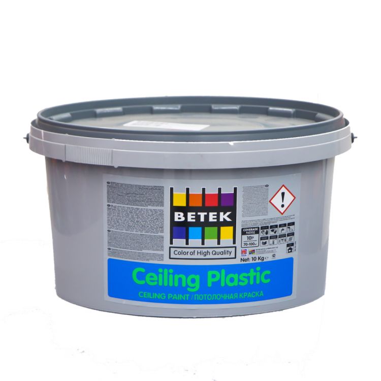 საღებავი ჭერის Betek Ceiling Plastik 10კგ სურათი