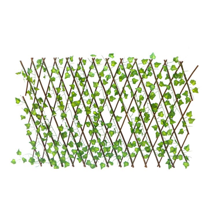 პლასტმასის ხელოვნური ყვავილების ღობე12874 70სმ სურათი