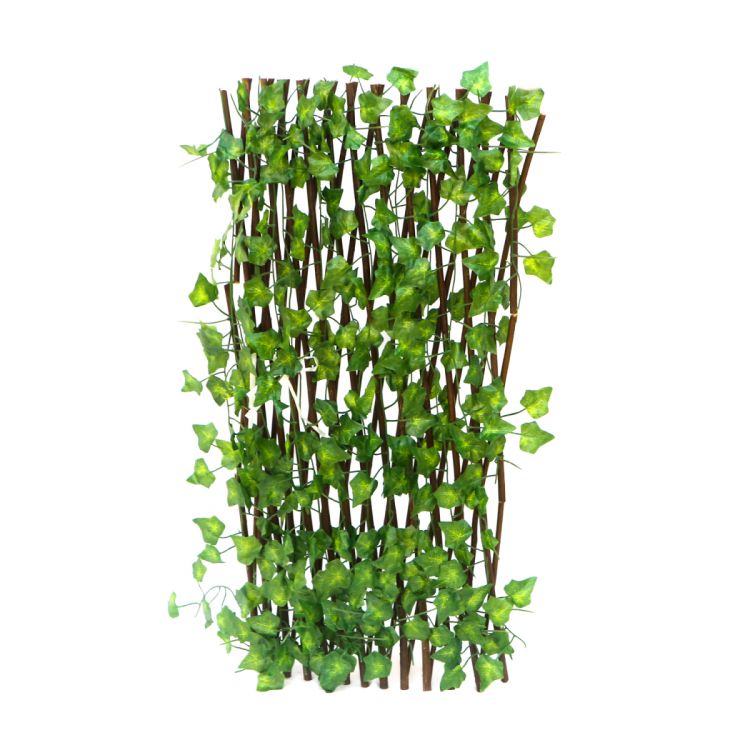 პლასტმასის ხელოვნური ყვავილების ღობე12874 70სმ სურათი