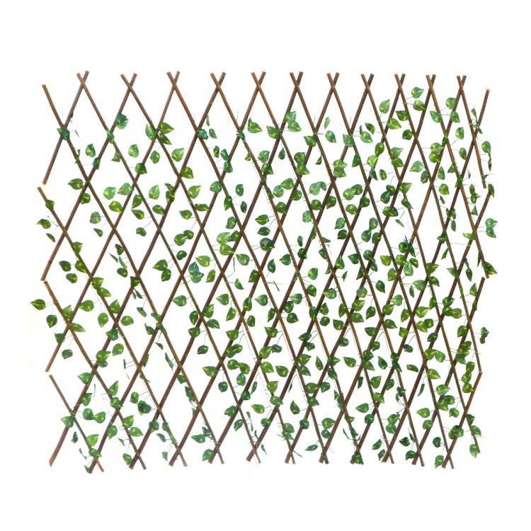 პლასტმასის ხელოვნური ყვავილების ღობე 12873 120სმ სურათი