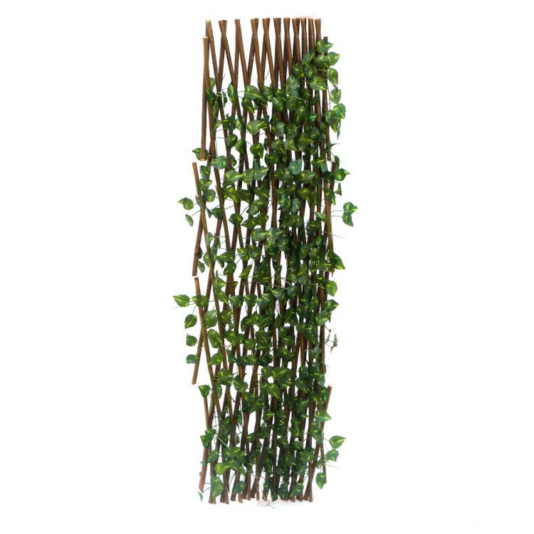 პლასტმასის ხელოვნური ყვავილების ღობე 12873 120სმ სურათი