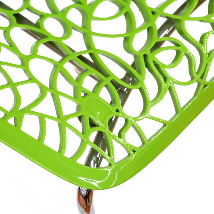 სკამი პლასტმასის მწვანე სურათი