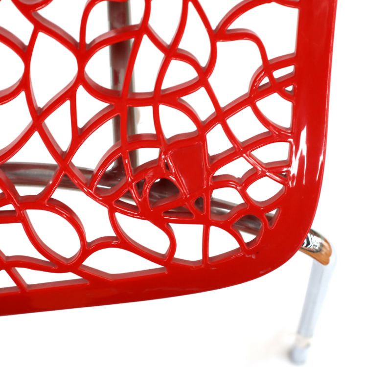 სკამი პლასტმასის წითელი სურათი