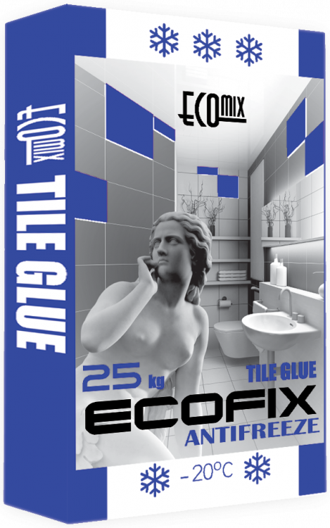 წებოცემენტი EKOFIX 25კგ  Antifreeze ლურჯი სურათი