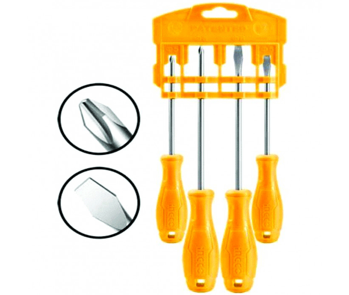 სახრახნისის და ვარსკლავა ხრახნდამჭერის 4 ც-ნი ნაკრები (HKSD0458) სურათი