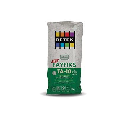 წებო ცემენტი BETEK FAYFIKS TA-10 25კგ (ყინვაგამძლე) მწვანე სურათი