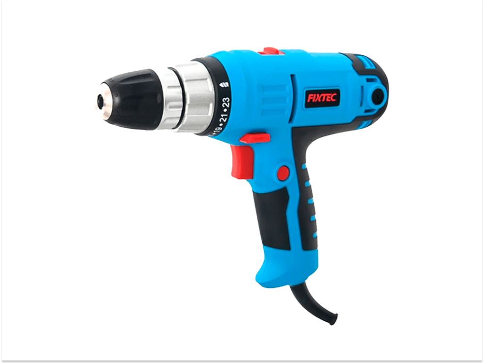 ელექტრო სახრახნისი FIXTEC FED30001 – 300W, კაბელით, რეგულირებადი თავაკით სურათი