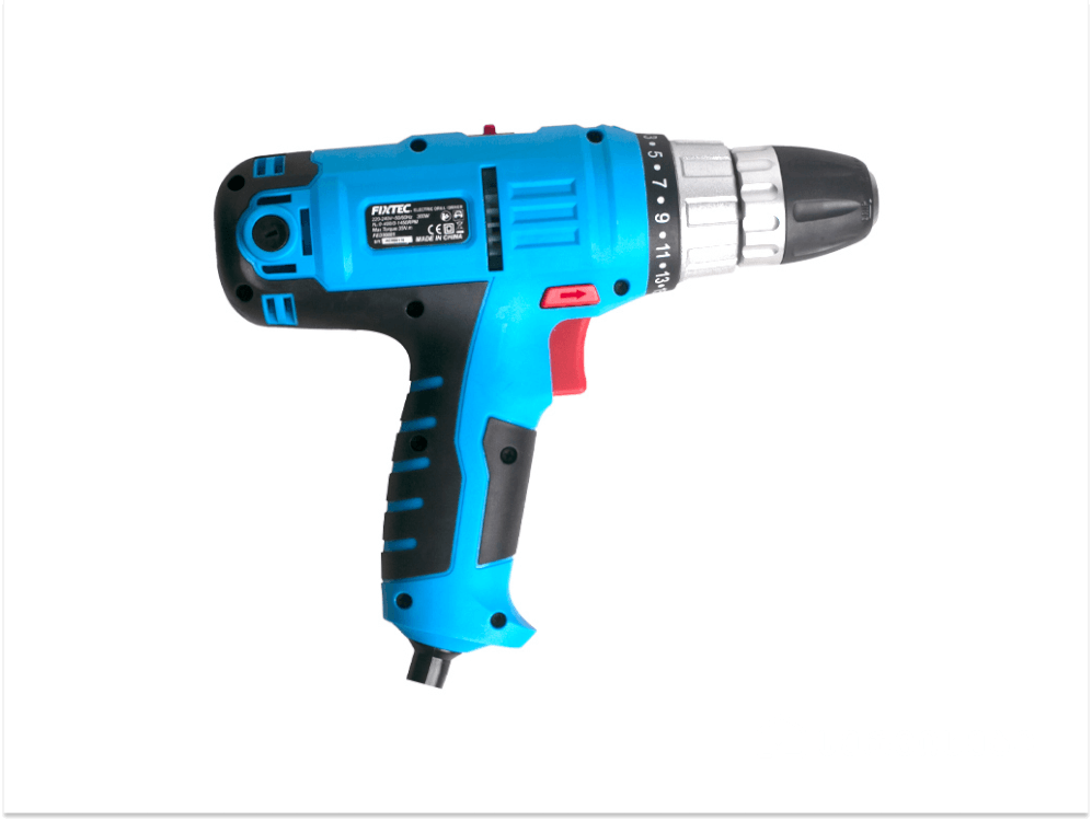 ელექტრო სახრახნისი FIXTEC FED30001 – 300W, კაბელით, რეგულირებადი თავაკით სურათი