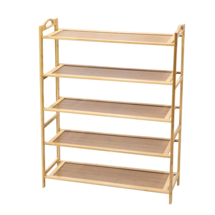 ფეხსაცმლის თარო ბამბუკი 5 იანი 70*24*90 სურათი