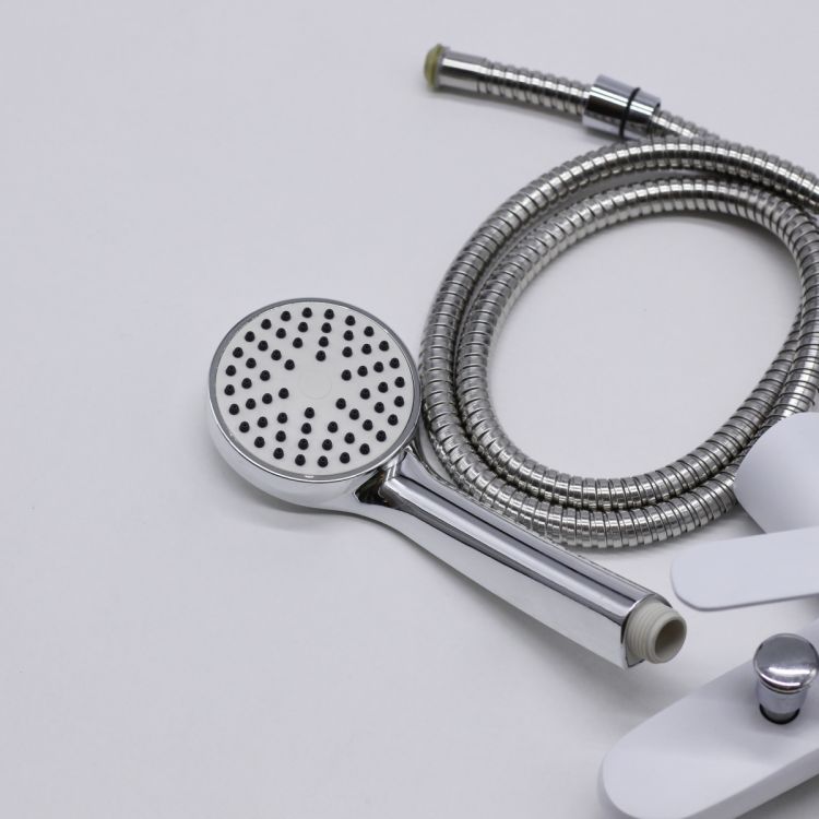 ონკანი დუშის კომოპლექტში 700-08 თეთრი სურათი