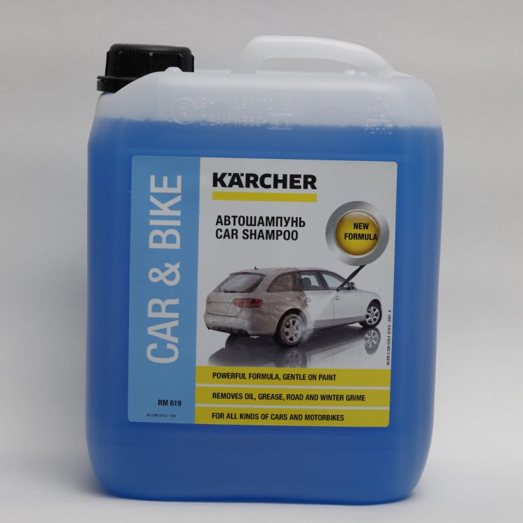 საავტომობილო ქაფი karcher  Car shampoo cleaning agents 619, 5 L** სურათი