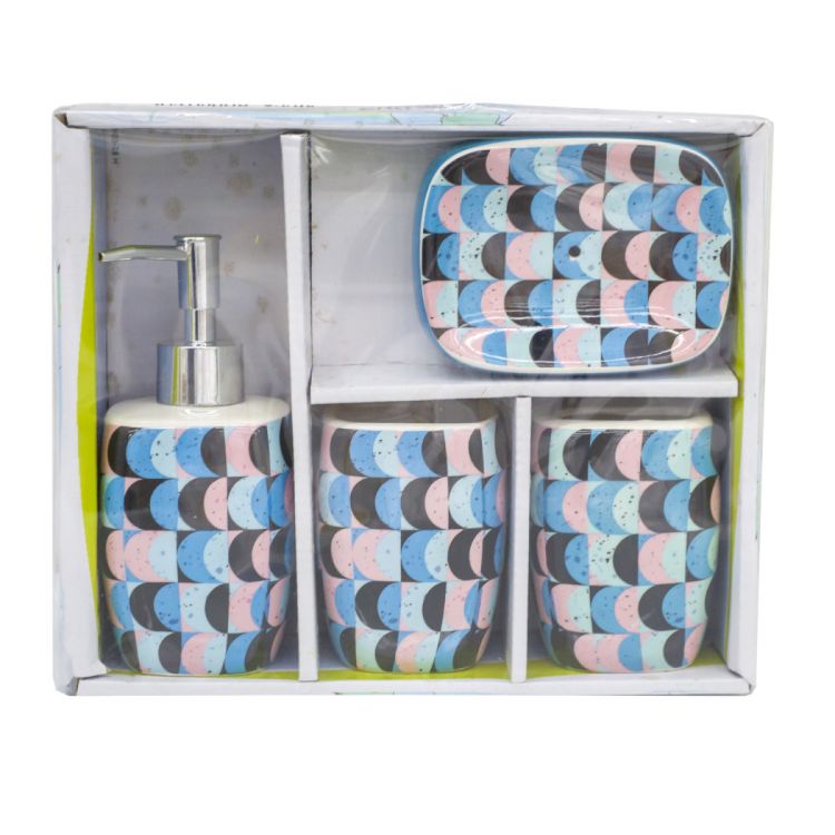 აბაზანის აქსესუარების ნაკრები 4ც. კერამიკის MH-7467 სურათი