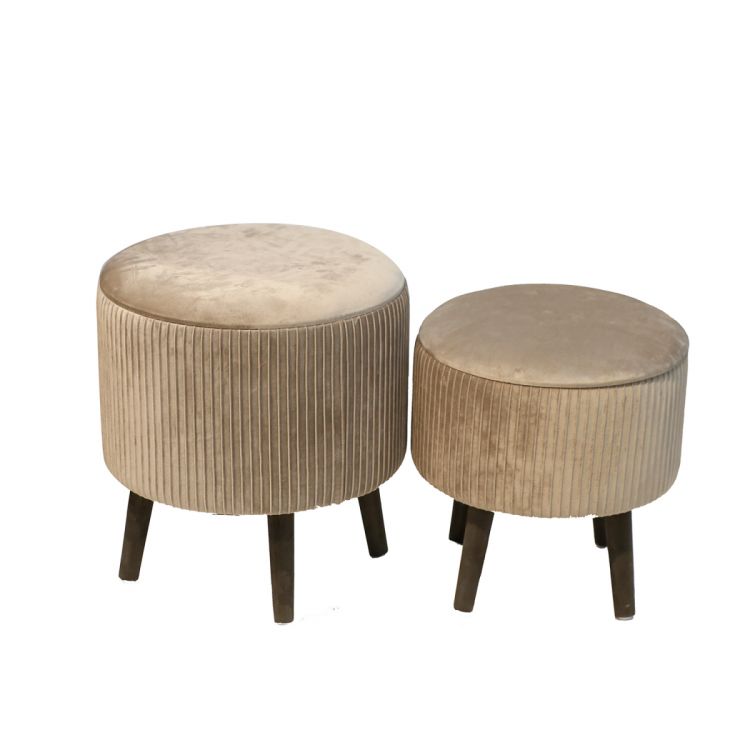 პუფი  წყვილი 40*40*45cm MH-21240 სურათი