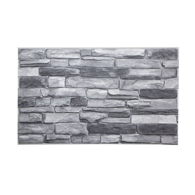 დეკორატიული პანელი PVC Slate Silver (498 х 982 mm) სურათი