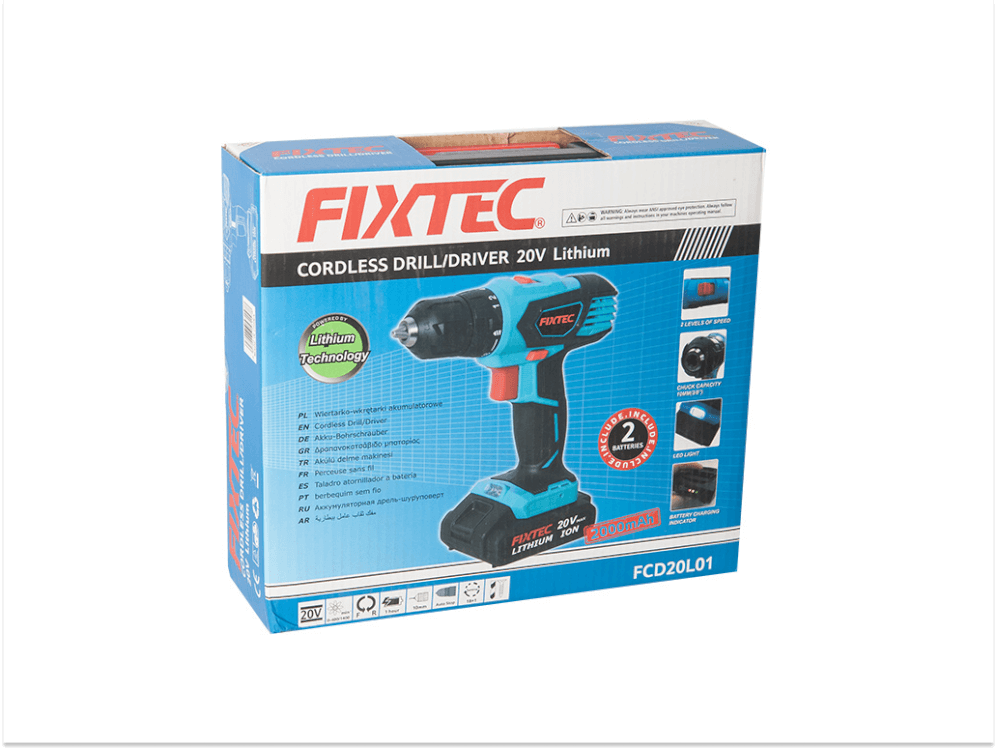 ელექტრო სახრახნისი FIXTEC, 20V, FCD20L01