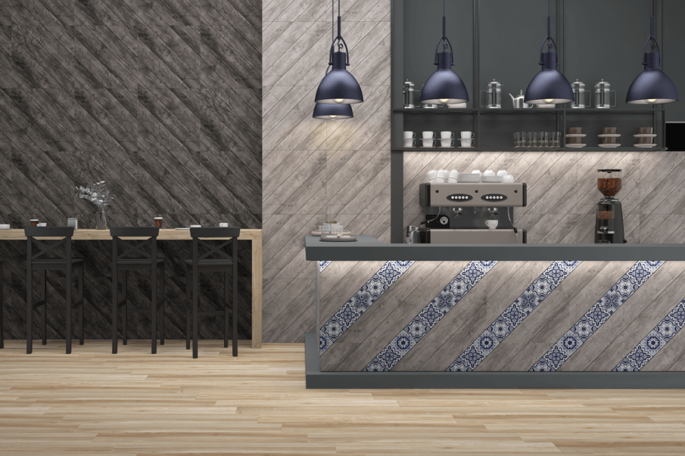 კერამო გრანიტი DIAGON GREY DECORRECTIFIED 60x60 სურათი