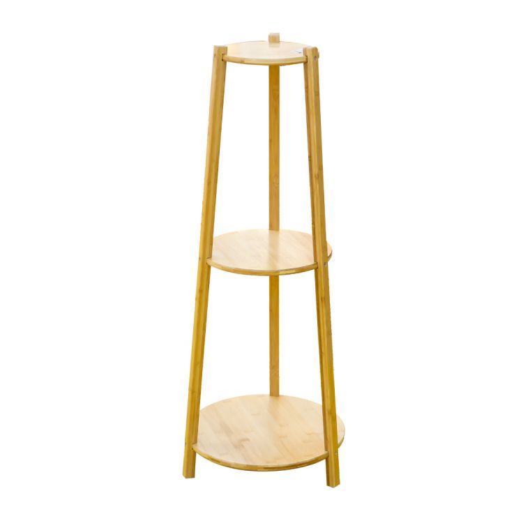 ყვავილების თარო მრგვალი 3 სექციით  MH-10723 37*37*99 სმ სურათი