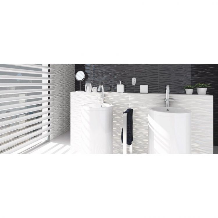 კედლის ფილა OLAS BLANCO 25X50 სურათი