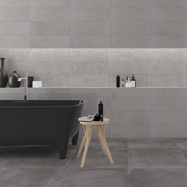 კედლის ფილა CLARENS GRIS DECOR 20X60 სურათი