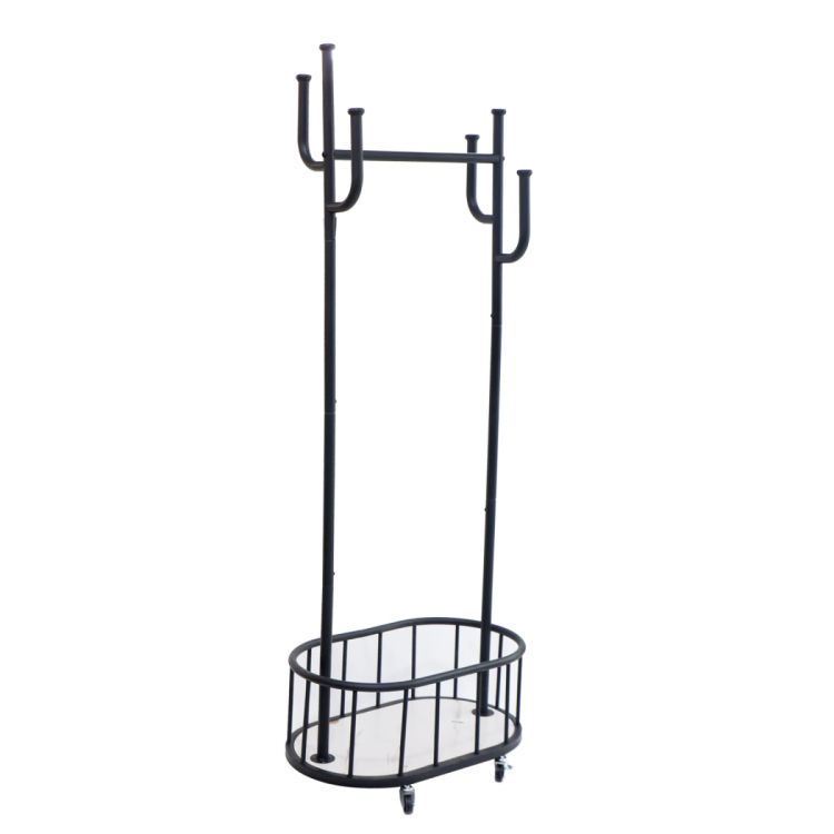 ტანსაცმლის საკიდი სათავსოთი ბორბლებზე 174*36*60 სურათი