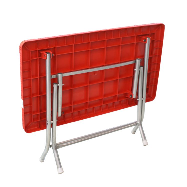 პლასტმასის მაგიდა R070 70x120 წითელი სურათი