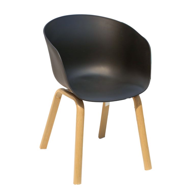 სკამი ხის ფეხზე სავარძლით MH-20615 სურათი