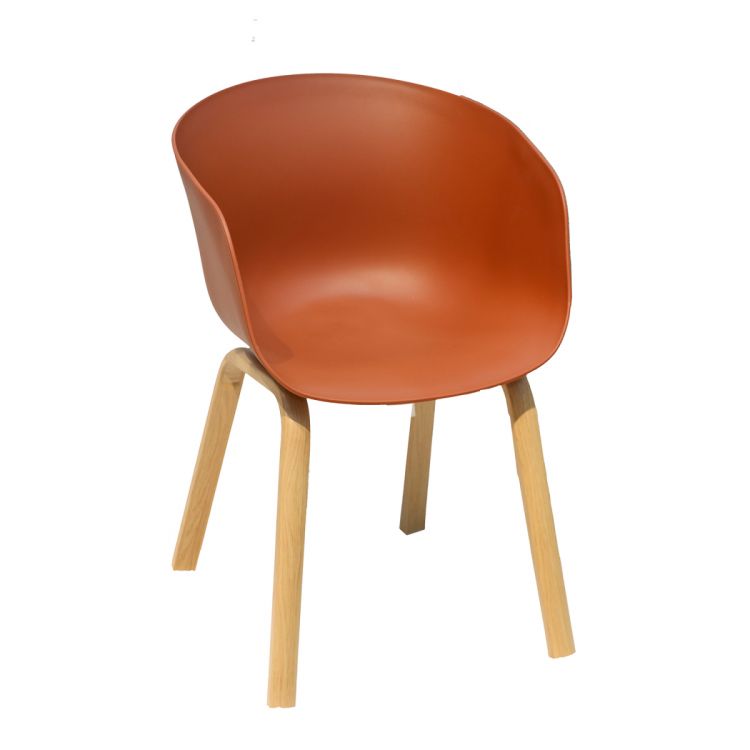 სკამი ხის ფეხზე სავარძლით MH-20615 სურათი