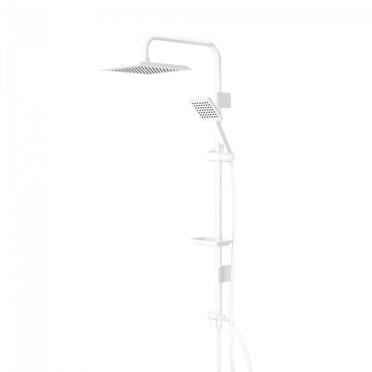 საშხაპე სისტემა Frame Tall Full White Shower Set TLFR1015 სურათი