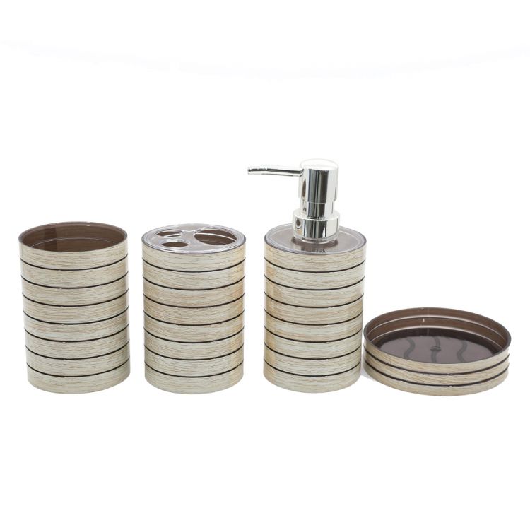 აბაზანის აქსესუარების ნაკრები კერამიკის 4 ც MH-20662 სურათი