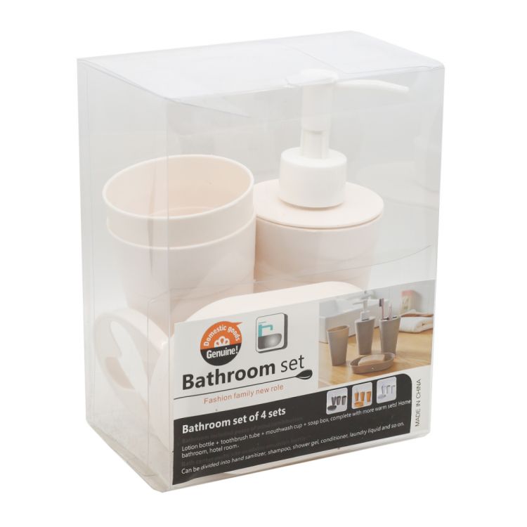 აბაზანის აქსესუარების ნაკრები  4 ც MH-20667 სურათი