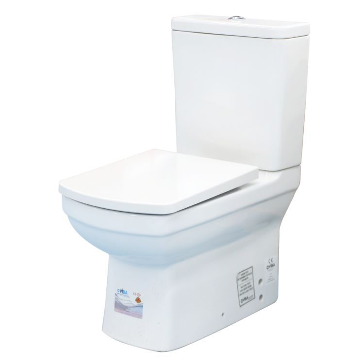 უნიტაზის კომპლექტი Viba karena back to wall +Kare Ortme Duroplast საფარი სურათი