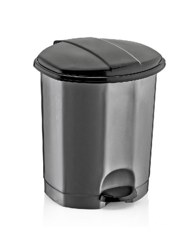 ურნა პედალით პლასტმასი DUNYA 5ლ 01010 16623 სურათი