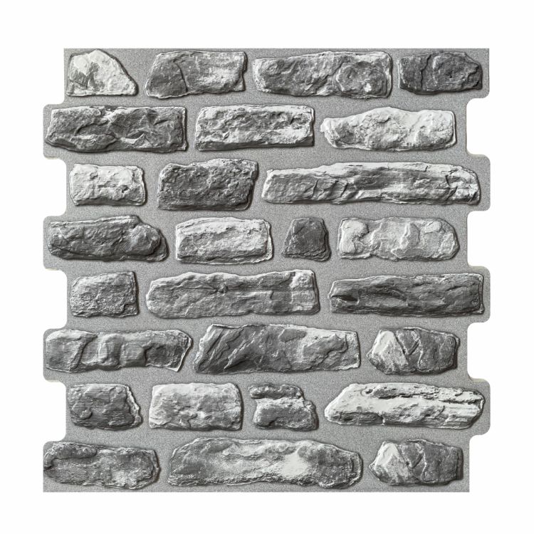 დეკორატიული თვითწებვადი PVC პანელი brick Marl lime 473x475 სურათი