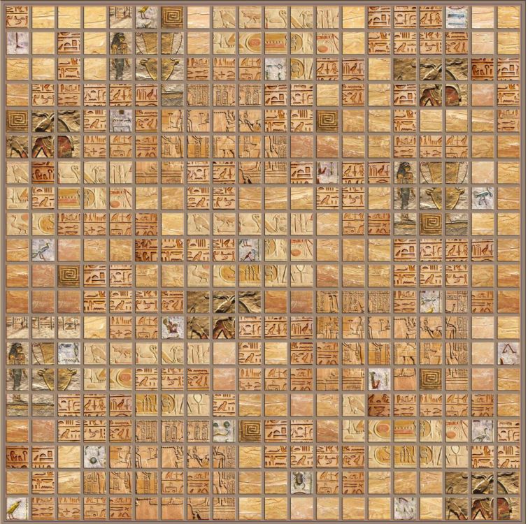 დეკორატიული თვითწებვადი PVC პანელი mosaic Alexandria 480x480 სურათი