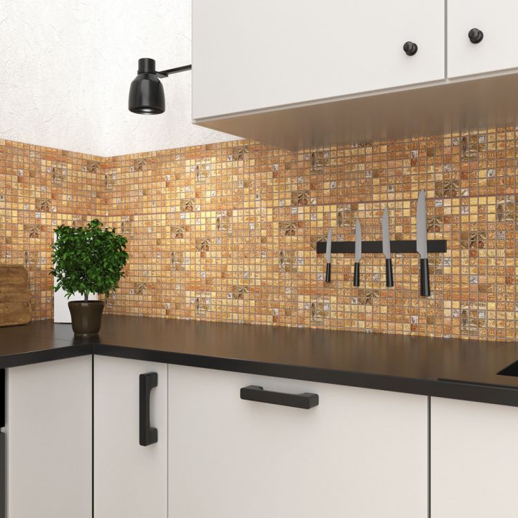 დეკორატიული თვითწებვადი PVC პანელი mosaic Alexandria 480x480 სურათი