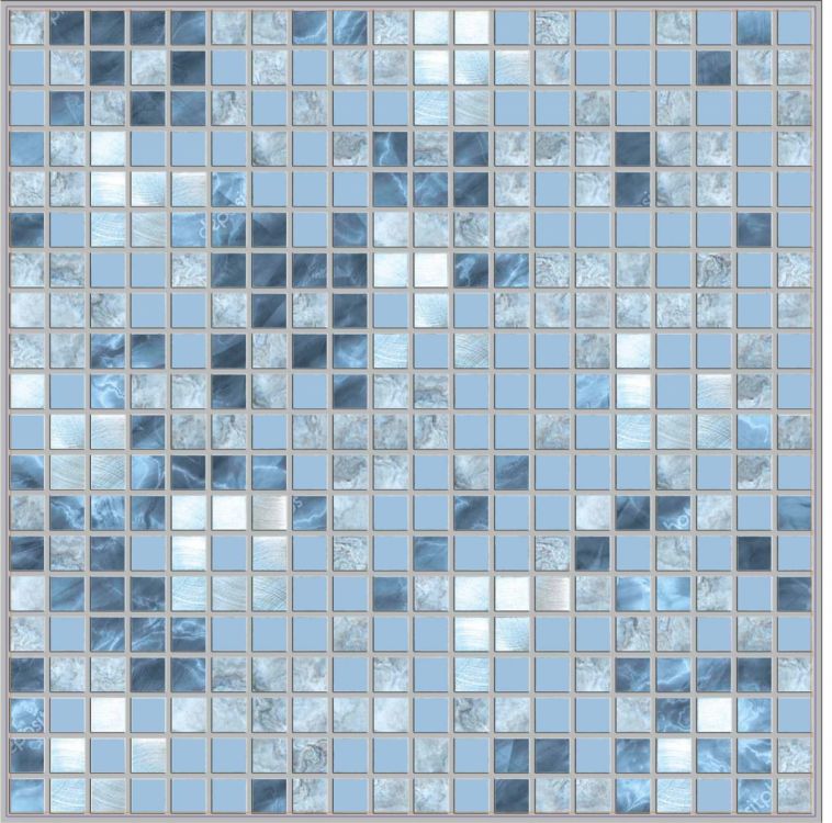 დეკორატიული თვითწებვადი PVC პანელი mosaic Ocean 480x480 სურათი