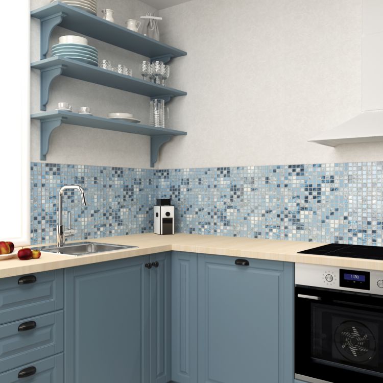 დეკორატიული თვითწებვადი PVC პანელი mosaic Ocean 480x480 სურათი