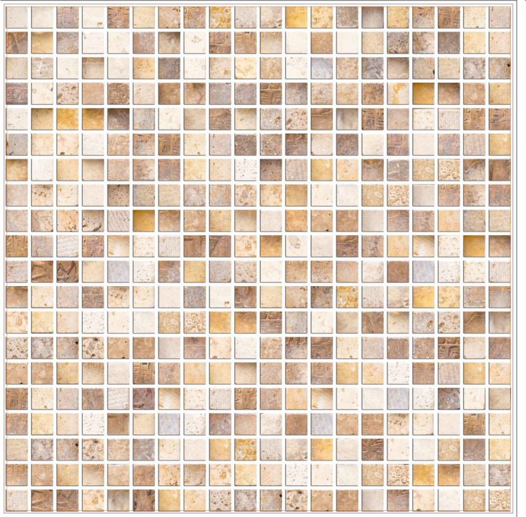 დეკორატიული თვითწებვადი PVC პანელი  mosaic Sahara 480x480 სურათი