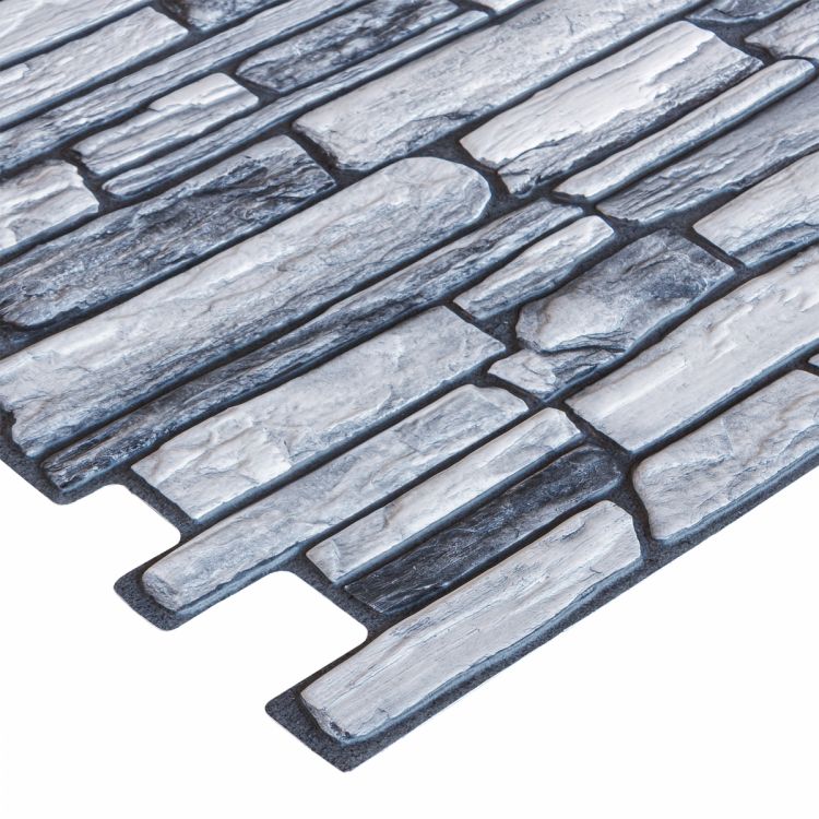 დეკორატიული თვითწებვადი PVC პანელი Granite slate 478x478 სურათი