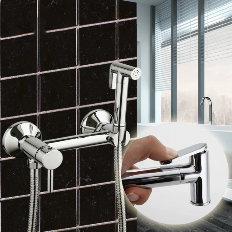 ბიდის შემრევი ჰიგიენური დუშით  F7503 სურათი