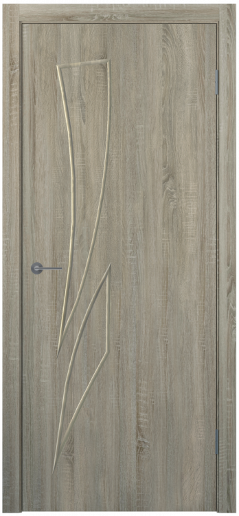 კარის კომპლექტი SD-08 220*70 GRAY SONOMA PVC დახურული (10) სურათი