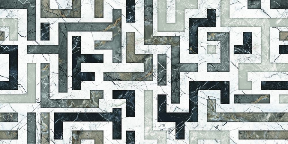 კედლის ფილა ELEGANT MODERN BLACK DECOR 30X60 სურათი
