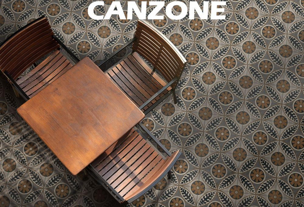 კერამო გრანიტი CANZONE ANTHRACITE 33X33 სურათი