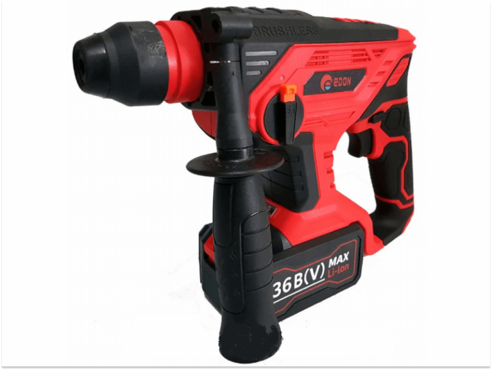 პერფერატორი ED-QC-8602 – ლითიუმის ელემენტზე, 36V, SDS PLUS, 1200 ბრუნი, 1.3J დარტყმა სურათი