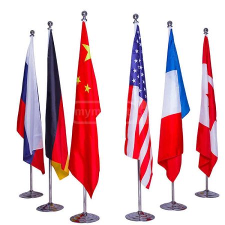 დროშის სადგამები ყველა ზომაში საოფისე და სამაგიდე სადგამი სურათი