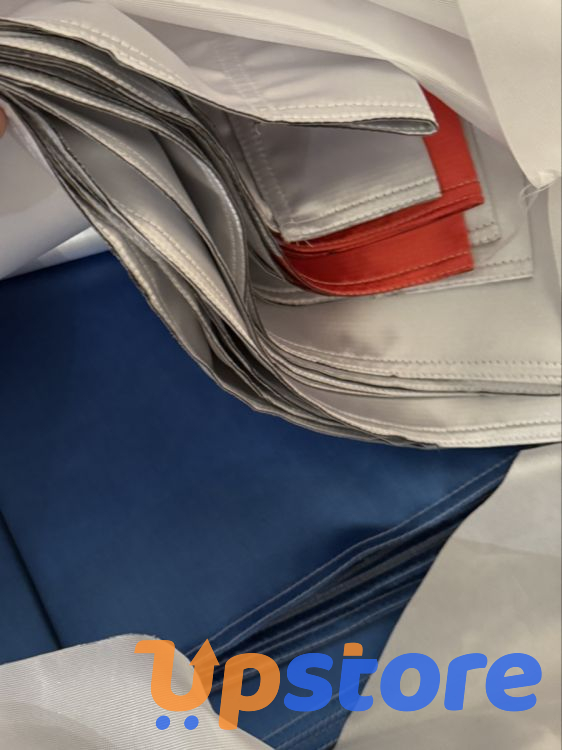 სარეკლამო დროშები ბრენდირებით ინდივიდუალური დიზაინი სურათი