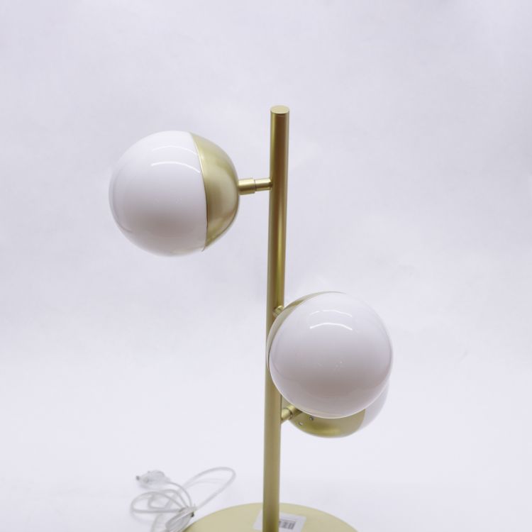 მაგიდის სანათი SOLE 9250T თეთრი/ოქროსფერი სურათი