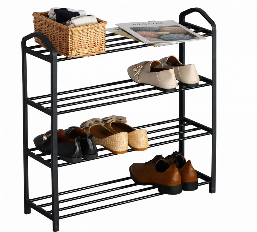 ფეხსაცმლის თარო MEISTER 4იანი 63*20*62 CM XJ43K  სურათი