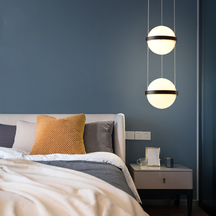 ჭერის სანათი SOLE 10228P/2 თეთრი/შავი სურათი