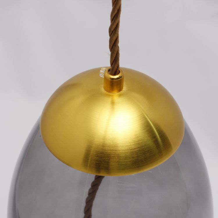 ჭერის სანათი SOLE 9966P/A ოქროსფერი/რუხი სურათი